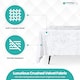 image 4 of Rectangle Crushed Velvet Table Cloth, Washable Table Cover - 70" x 144"