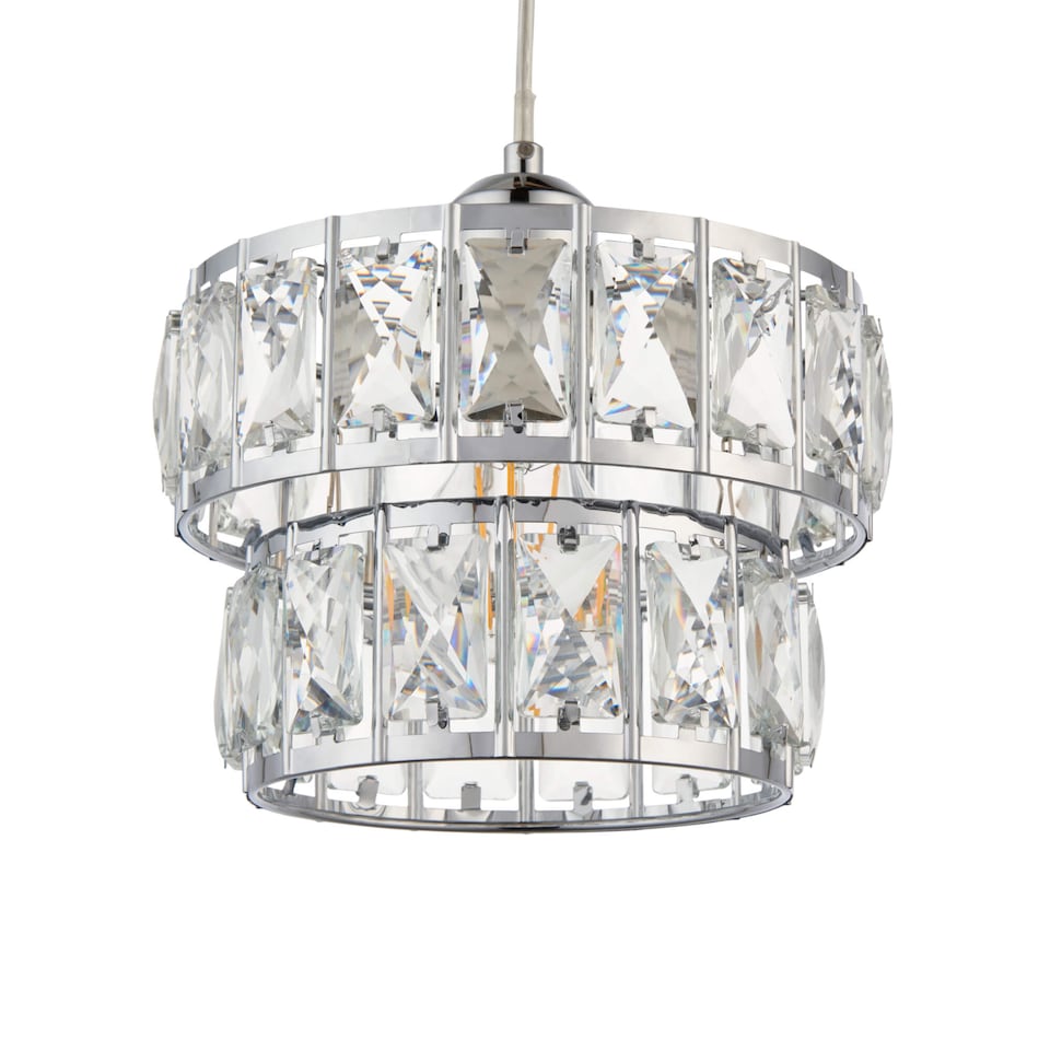 image 1 of Darla Clear Ceiling Pendant Shade