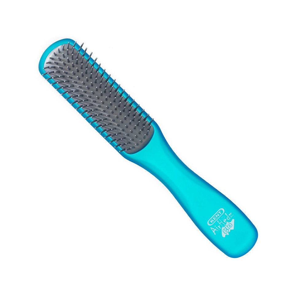 image 1 of Kent Brushes AirHedz Glo Narrow Detangling Brush in Blue