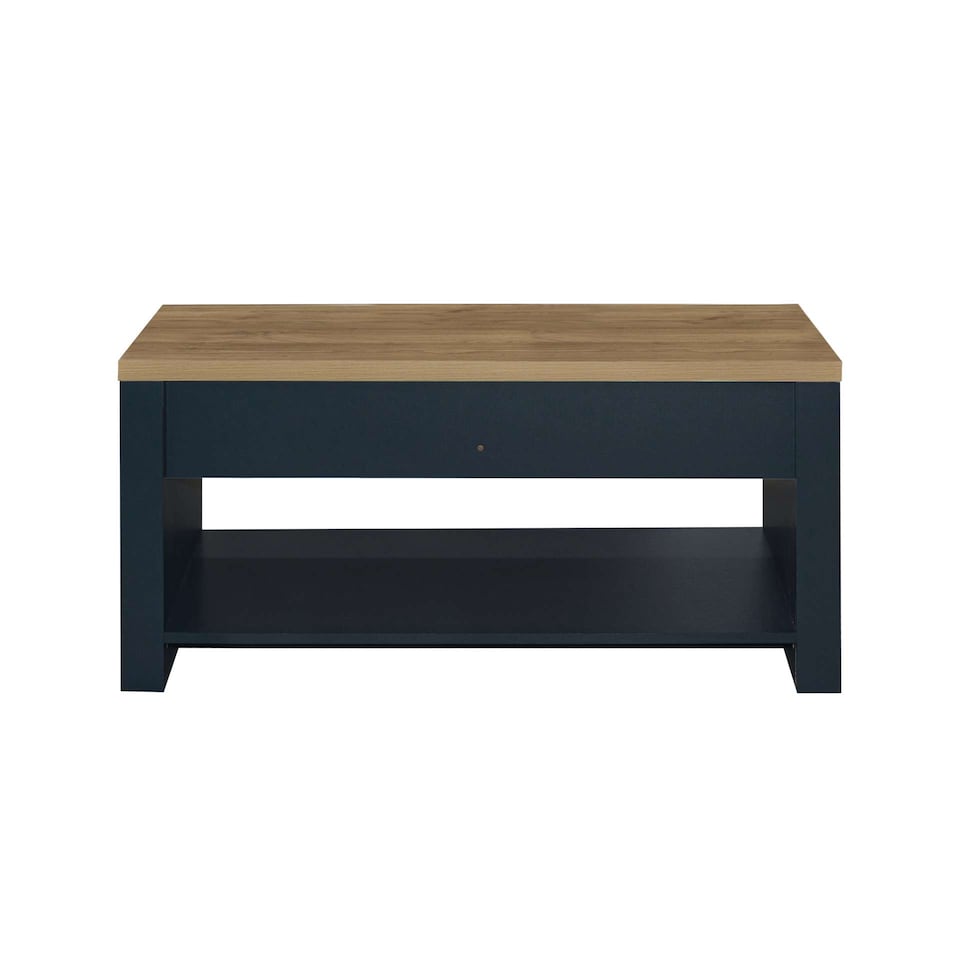 image 1 of Highgate 2 Drawer Coffee Table Navy