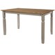 image 4 of Premium Corona Rectangular Dining Set with Table and 4 Chairs in Grey or Brown Waxed Pine - Solid Wood | Grey | Grey | 1