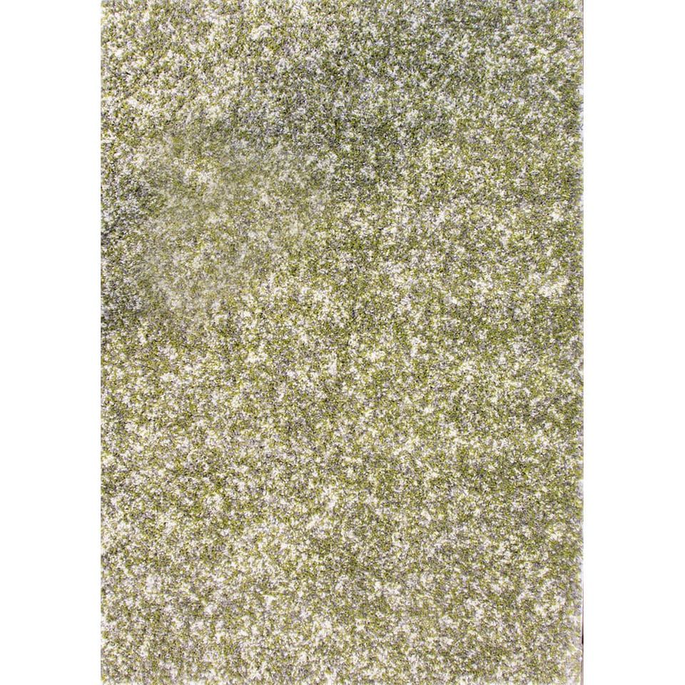 image 1 of KUKOON Dark Green Grey Mottled Shaggy Rug 120cm x 170cm