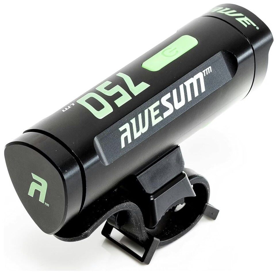 image 1 of AWE AWE750 1 x SUPER BRIGHT 750 Lumens LED Rechargeable Bike Front Light