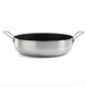 image 6 of Samuel Groves Classic Non-Stick Stainless Steel Triply 28cm Chefs Pan with Side Handles