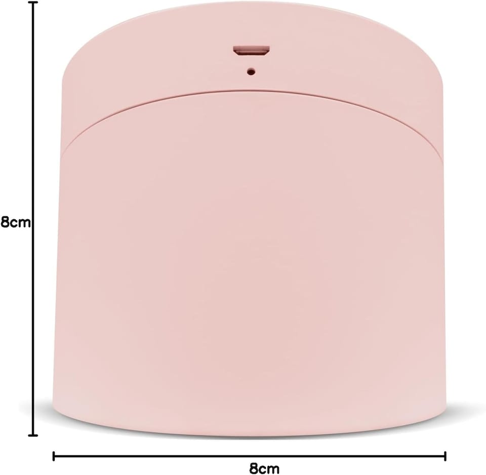 image 1 of Acctim Jowie Dual Digital Alarm Clock & Nightlight Superbrite Crescendo Alarm Touch Sensor | Pink | Pink