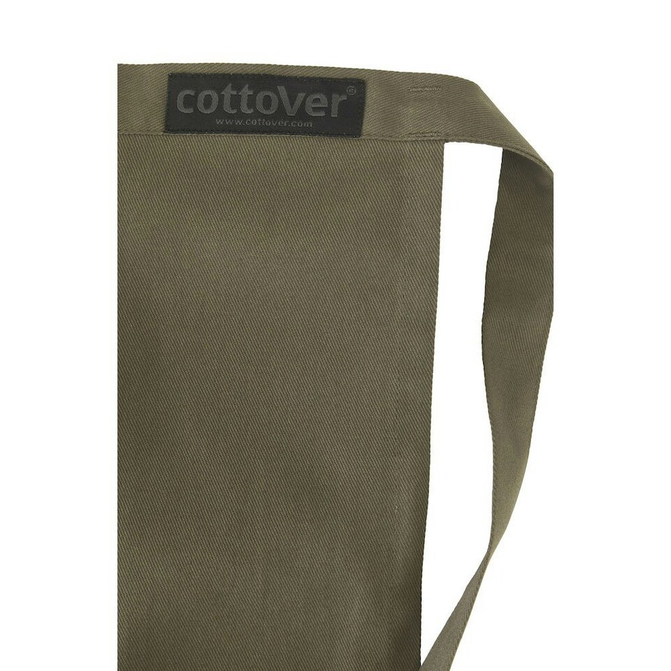 image 1 of Cottover Unisex Adult Apron - Dark Olive - One Size Brown