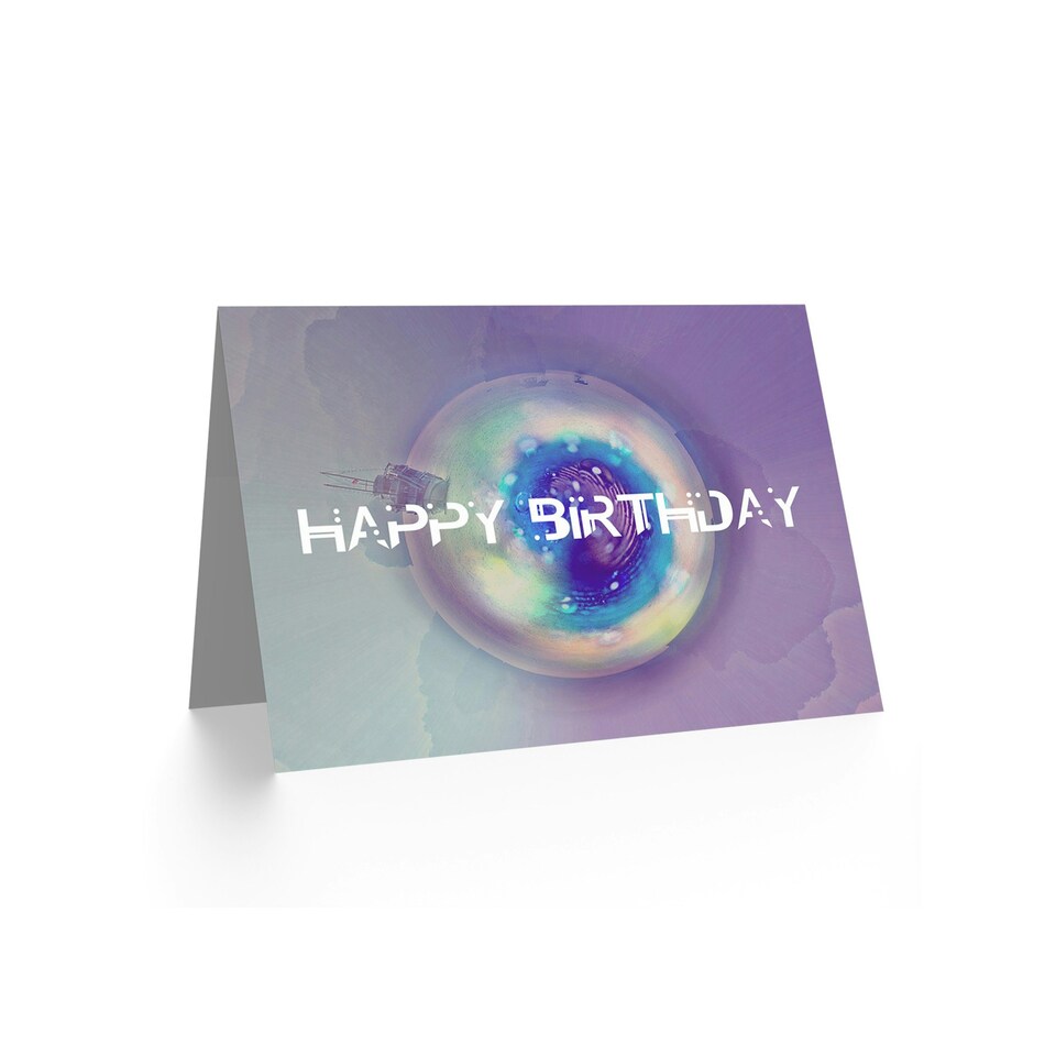 image 1 of Little Planet Boats Ships Birthday Card