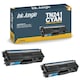 image 1 of 2x Compatible Brother TN241 Cyan Toner Cartridges Blue