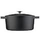 image 1 of Cooks Professional Casserole Dish 26cm – Ovenproof Pan with Lid | Black | Matt Black