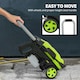 image 8 of Outsunny 1800W Power Washer 150 Bar Pressure with Adjustable Nozzle, Green