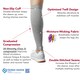 image 2 of aZengear Calf Support Compression Sleeves (Pair) for Women, Men, Running, Shin Splints