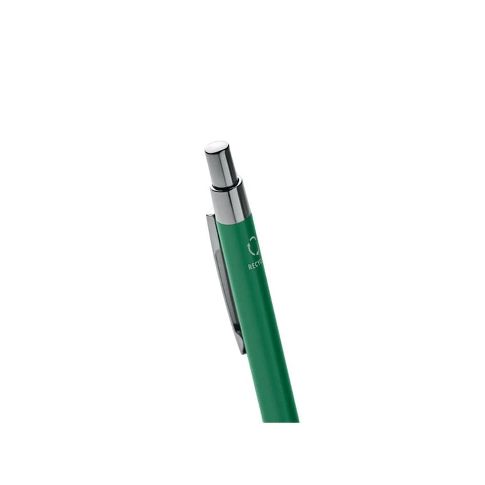 image 1 of MidOcean Dana Recycled Aluminium Ballpoint Pen - Green - 14cm x 0.8cm