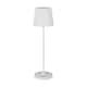 image 2 of EGLO Cabozo LED Portable Outdoor Table Lamp White | Gold