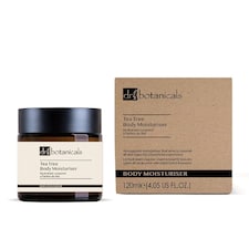 Dr. Botanicals Eucalyptus & Tea Tree Anti-Ageing Body Moisturiser 120ml for Fine Lines, Wrinkles, Dryness