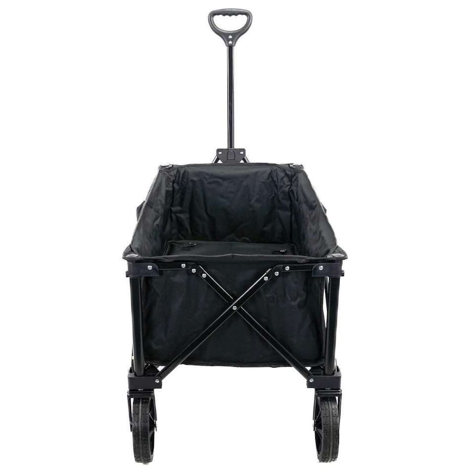 image 1 of GardenTek Folding Garden Buggy Trolley / Cart / Wagon Wheeled 120kg Load 135L Capacity | GTW220