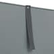 image 4 of Teamson Home Mercer Mid Century Modern Bathroom Linen Tower Storage with Two Doors, Gray