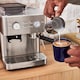 image 4 of KitchenAid Semi Automatic Espresso Machine with Burr Grinder Stainless Steel