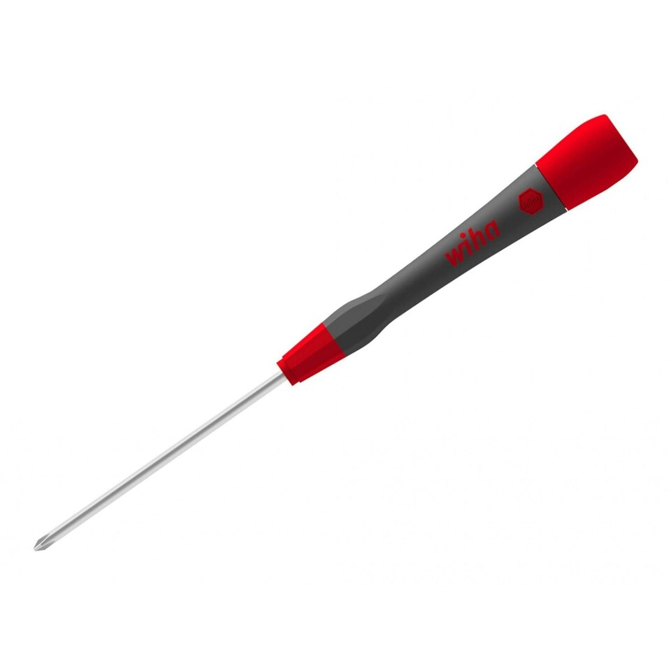Wiha Picofinish Fine Screwdriver, Phillips Tip - Multi Colour - PH0 x 60mm