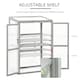 image 4 of Outsunny Wood Cold Frame Greenhouse PC Board 76 x 47 x 110cm Grey