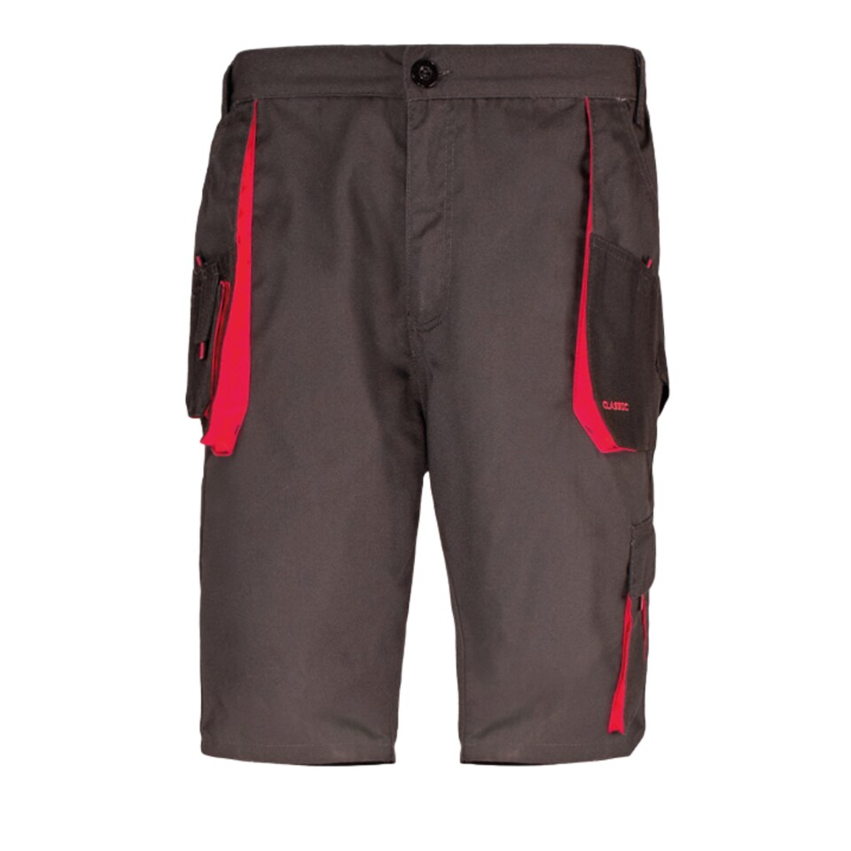 image 1 of Classic Red Work Shorts Durable Poly Cotton Canvas Triple Stitching Multi Pockets CE Certified 30 32 Inch 48 EU