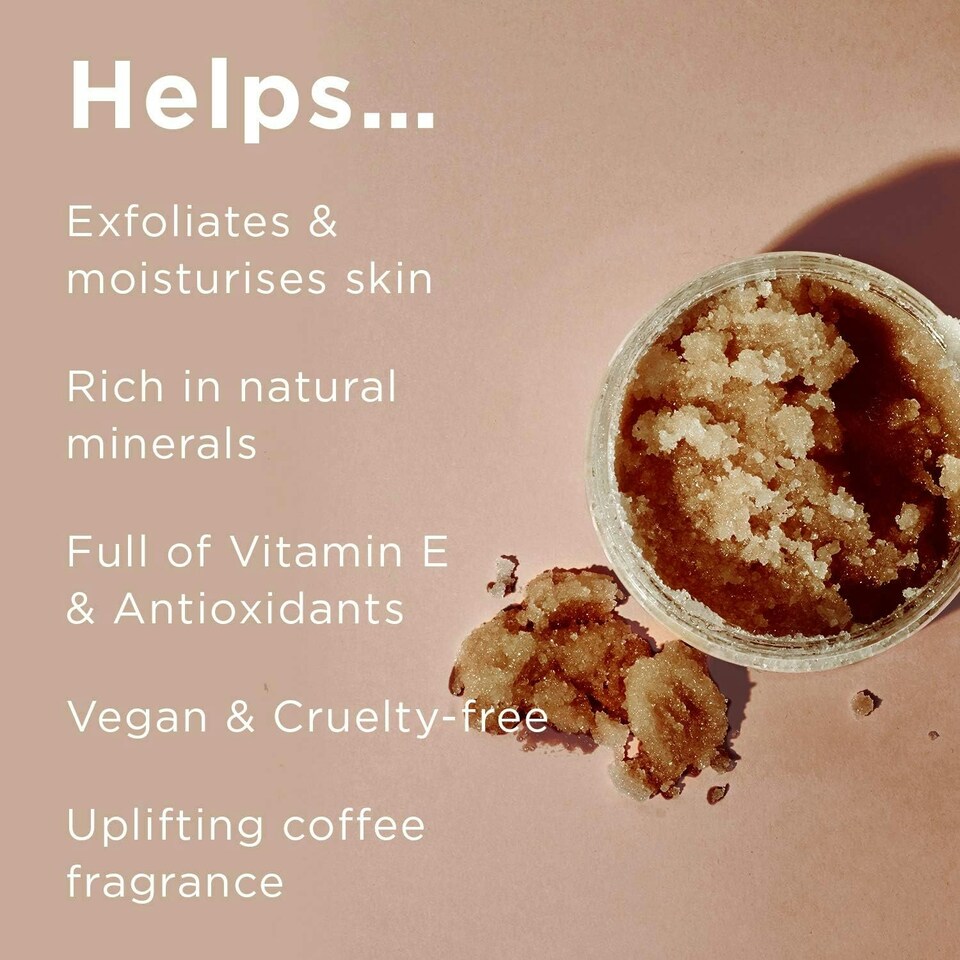 image 1 of PraNaturals Dead Sea Salt Body Scrub - Coffee 500g