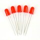 image 2 of Gaugemaster Electric Red 5mm 12v LEDs (5) - Use GM76 Resistors