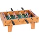 image 1 of SPORTNOW 20 in Table-top Football Table with Stainless Steel Rods, Compact Foosball Table for Kids and Adults, All-Inclusive Foosball Game Set for Indoor, Nature Wood Finish