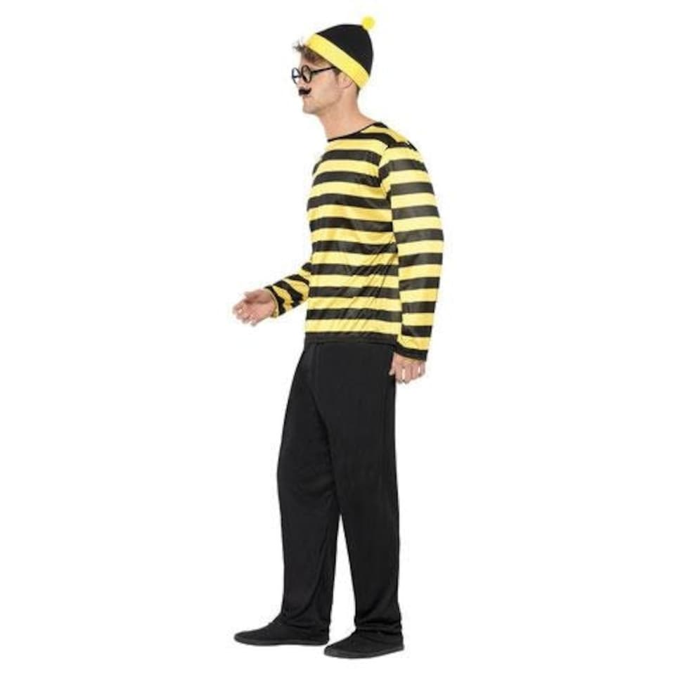 image 1 of Where's Wally? Odlaw Fancy Dress Costume Adult Mens Large