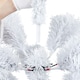 image 6 of Yaheetech 219 cm Tall Hinged Fir Holiday Decoration Artificial Christmas Tree White
