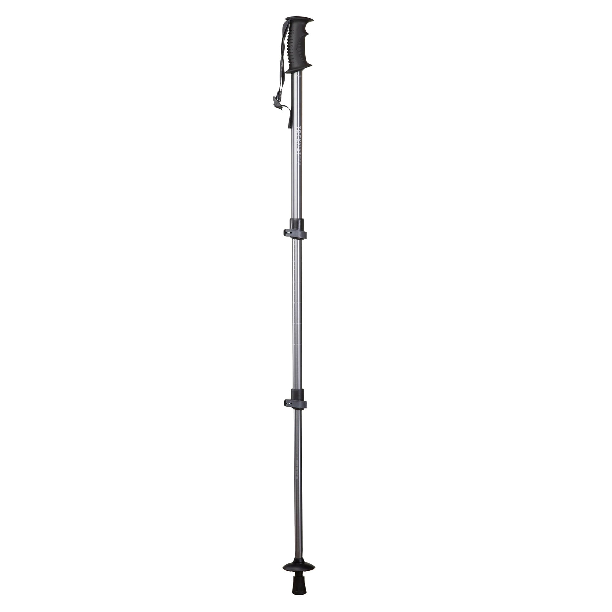 Walker Lock Pole Single Adjustable LeverLock Hiking Walking Outdoor Stick Black Black One Size 1