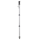 image 1 of Walker Lock Pole Single Adjustable LeverLock Hiking Walking Outdoor Stick | Black | Black | One Size | 1