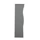 image 5 of Grey Wall Mounted Shelves Painted 3 Book Shelves Ideal for Kids Bedroom Kitchen | Grey