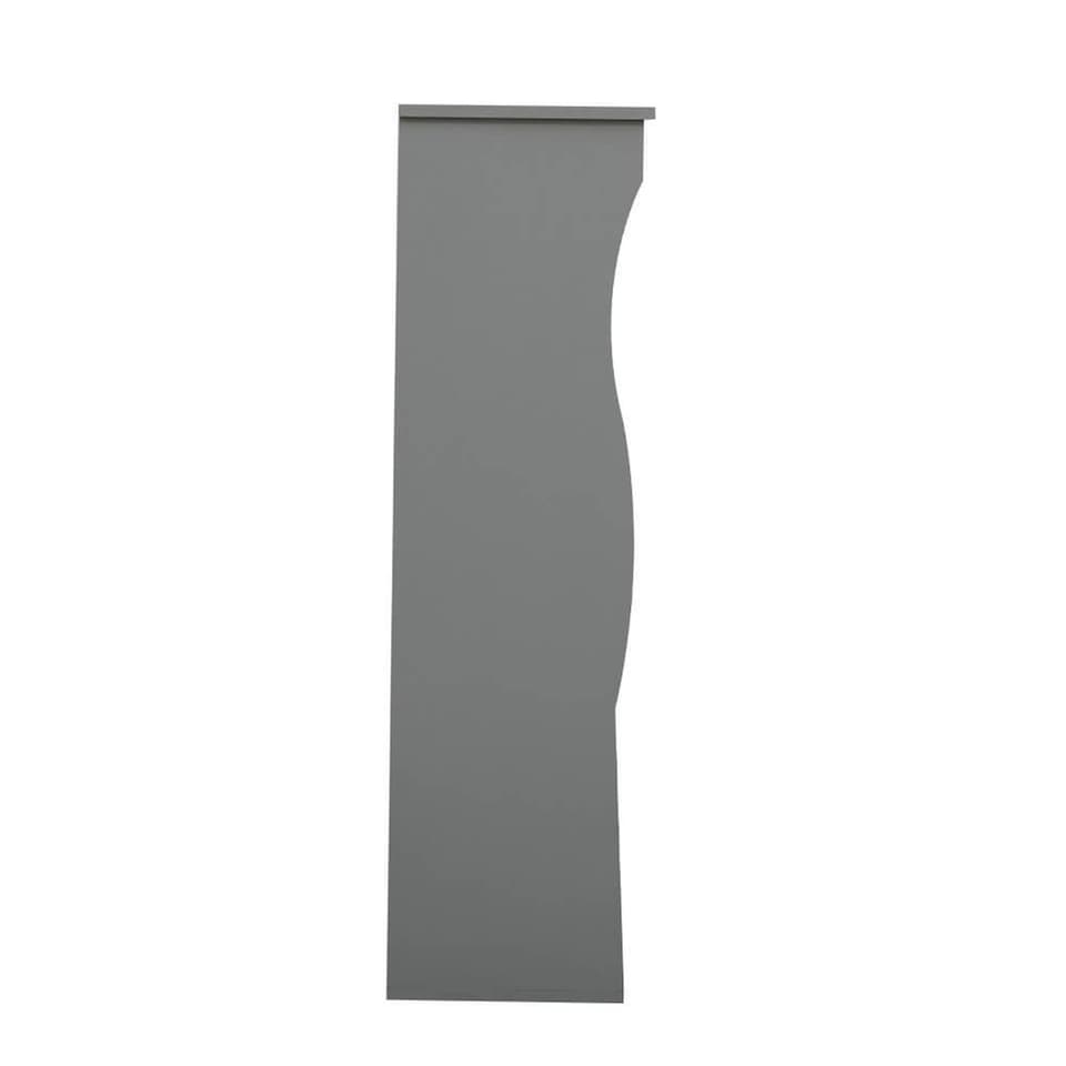 image 1 of Grey Wall Mounted Shelves Painted 3 Book Shelves Ideal for Kids Bedroom Kitchen | Grey