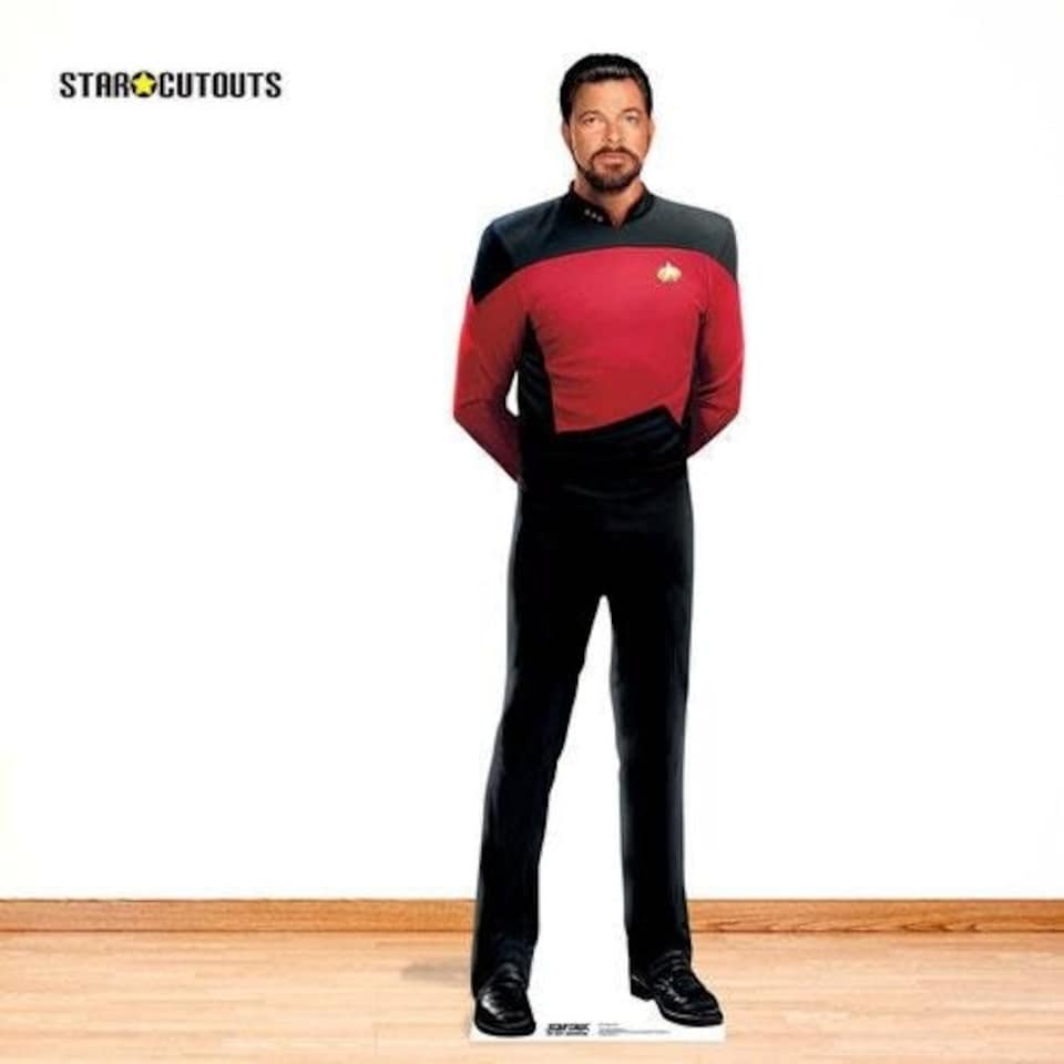 image 1 of William T. Riker Star Trek: The Next Generation Jonathan Frakes Lifesize Cardboard Cutout 192cm