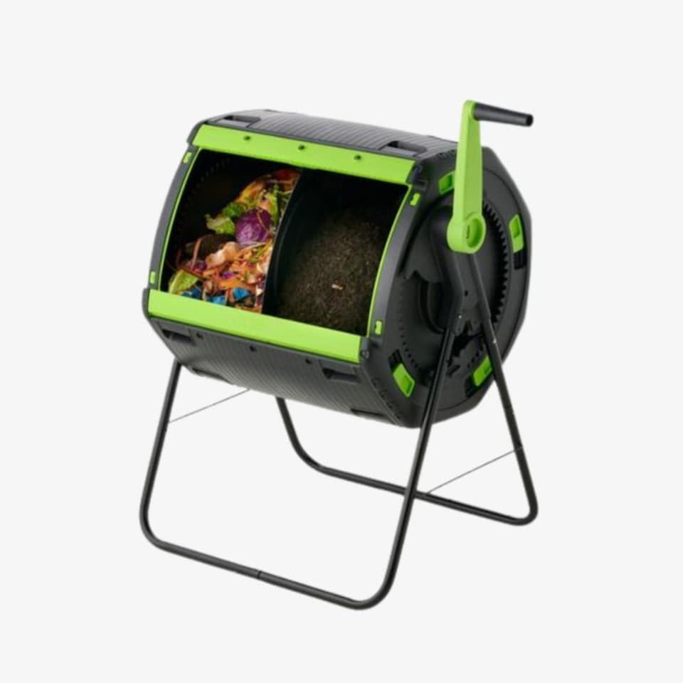 Maze 180 Litre Compost Tumbler | Black | Green/Black | One Size