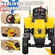 image 3 of HOMCOM Kids Ride on Tractor with Back Trailer, Shovel & Rake, Horn, Four Wheels Tractor Toy for Child Toddler