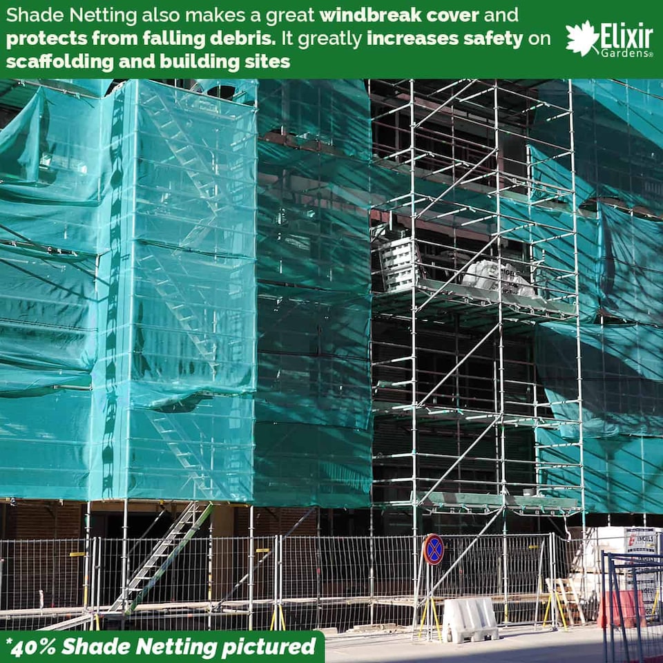 image 1 of Elixir Gardens Sun Shade Netting 40% UV Protection (3m x 10m)