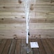 image 5 of 1.2m (4ft) Indoor Outdoor Christmas Lit Birch Tree with 48 Ice White LEDs