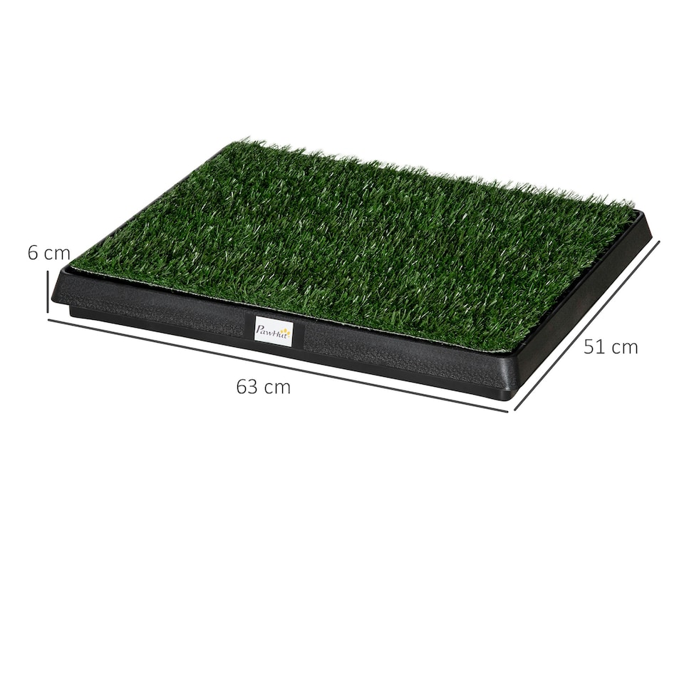 image 1 of PawHut Dog Toilet Pet Potty 2 Layer Grass Mat Trainer Tray Training Portable NEW