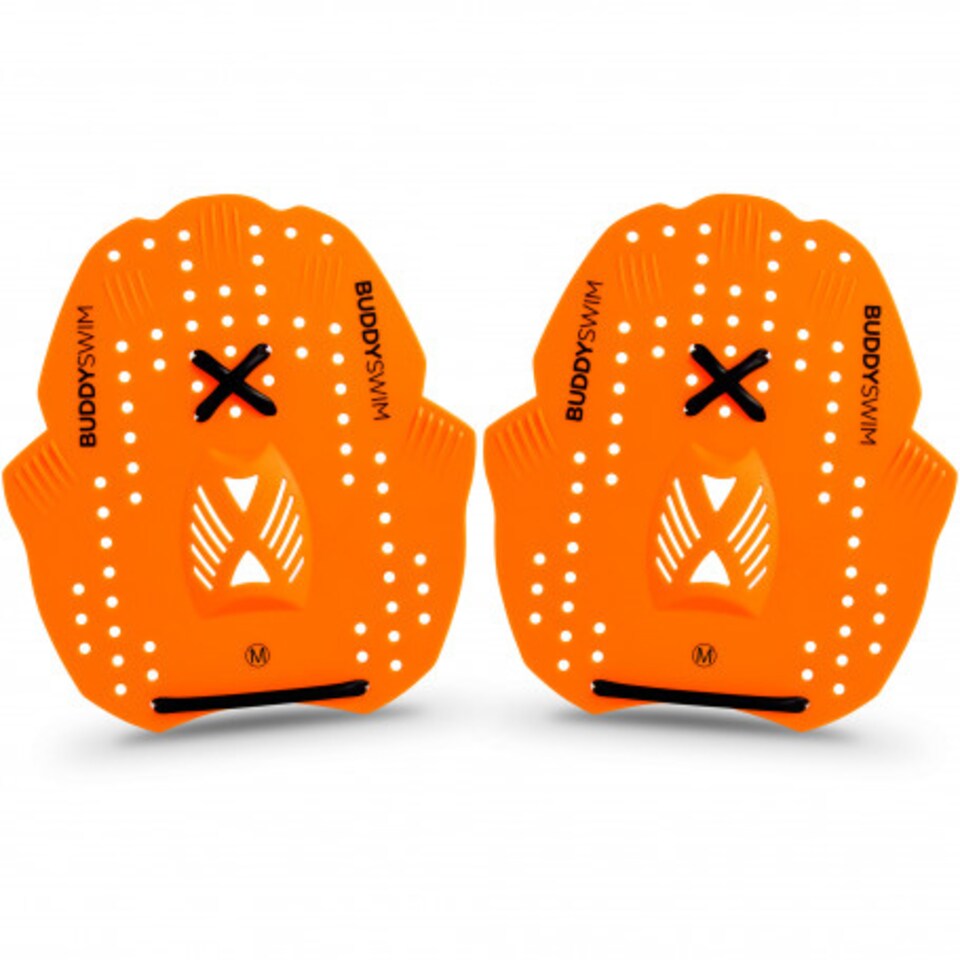 image 1 of Buddyswim Power Paddle | Orange | Large