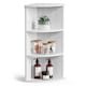 image 1 of VonHaus Holbrook White Bathroom 3 Tier Corner Shelf
