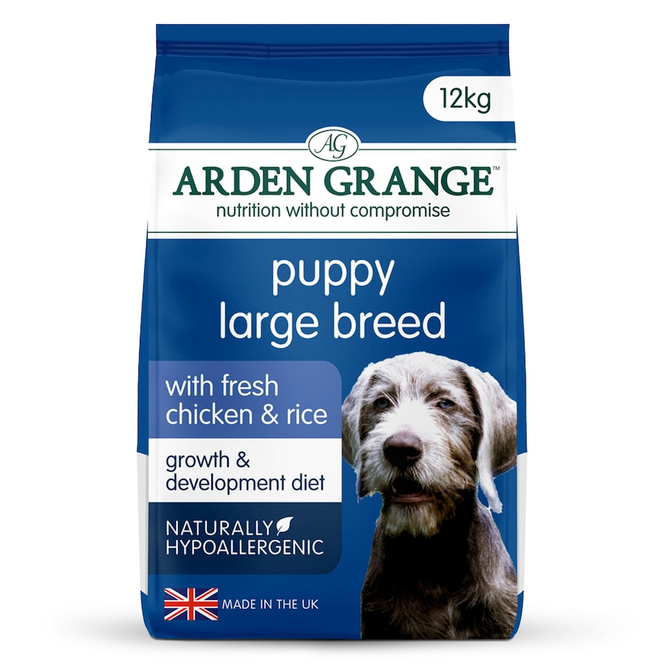 image 1 of Arden Grange Large Breed Puppy/Junior Food With Fresh Chicken and Rice - 2 x 12kg