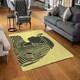 image 2 of Egyptian Women on Yellow (Rug) Yellow | XL: 160x230cm