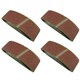 image 1 of Belt Power Finger File Sander Abrasive Sanding Belts 533mm x 75mm 40 Grit 20 PK