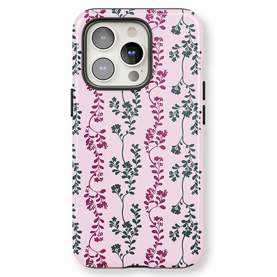 image 1 of Pretty Pink Leaf Phone Case Pink | iPhone 15 Pro
Tough | iPhone 15 Pro
Tough