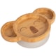 image 1 of Tiny Dining Children's Bamboo Suction Koala Plate - Grey Grey