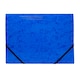image 2 of A4 Blue Card 3 Flap Folder With Elastic Closure