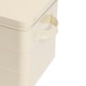 image 5 of Harbour Housewares Cream Vintage Metal Kitchen Bread Bin Kitchen Caddy Kitchen Storage Containers Canister