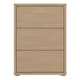 image 3 of Alice Springs Bedside Cabinet with 3 Drawers Push-to-Open in Elegancia Oak
