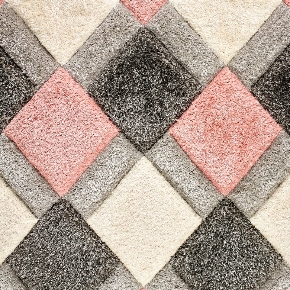 image 1 of Origins 3D GEO Shaggy Blush 120x170